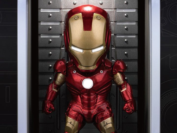 Iron Man 3: Iron Man Mk VII with Hall of Armor Mea-015 Mini Egg Attack Figure