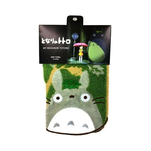 Studio Ghibli via Bluefin Marushin My Neighbor Totoro Totoro and Acorn Tree Mini Towel - Official Studio Ghibli Merchandise