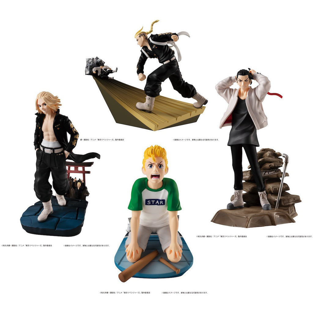 Megahouse Petitrama Series Tokyo Revengers Toman Heroic Scenes Set