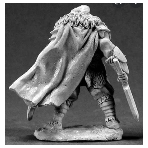 Dungeons & Dragons: Reaper: Kjell Bloodbear, Barbarian: Miniatures