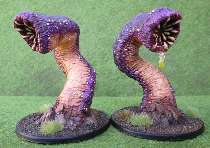 Dungeons & Dragons: Reaper Monster :Reaper 77006: Great Worm - Dark Heaven Bones : Miniature