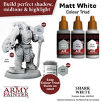 The Army Painter Warpaints Air Color Triad Shark White Non Toxic Air Brush Paint 18ml AW3102
