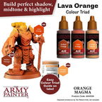 The Army Painter Warpaints Air Color Triad Molten Orange Non Toxic Air Brush Paint 18ml AW3106