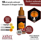 The Army Painter Warpaints Air Color Triad Incursion Orange Non Toxic Air Brush Paint 18ml AW3107
