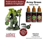 The Army Painter Warpaints Air Color Triad Militia Green Non Toxic Air Brush Paint 18ml AW3110