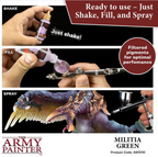 The Army Painter Warpaints Air Color Triad Militia Green Non Toxic Air Brush Paint 18ml AW3110