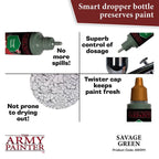 The Army Painter Warpaints Air Color Triad Savage Green Non Toxic Air Brush Paint 18ml AW3111