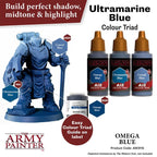 The Army Painter Warpaints Air Color Triad Omega Blue Non Toxic Air Brush Paint 18ml AW3115