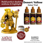The Army Painter Warpaints Air Color Triad Barren Yellow Non Toxic Air Brush Paint 18ml AW3121