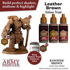 The Army Painter Warpaints Air Color Triad Rawhide Brown Non Toxic Air Brush Paint 18ml AW3123