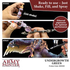 The Army Painter Warpaints Air Color Triad Undergrowth Green Non Toxic Air Brush Paint 18ml AW3433