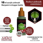 The Army Painter Warpaints Air Color Triad Undergrowth Green Non Toxic Air Brush Paint 18ml AW3433