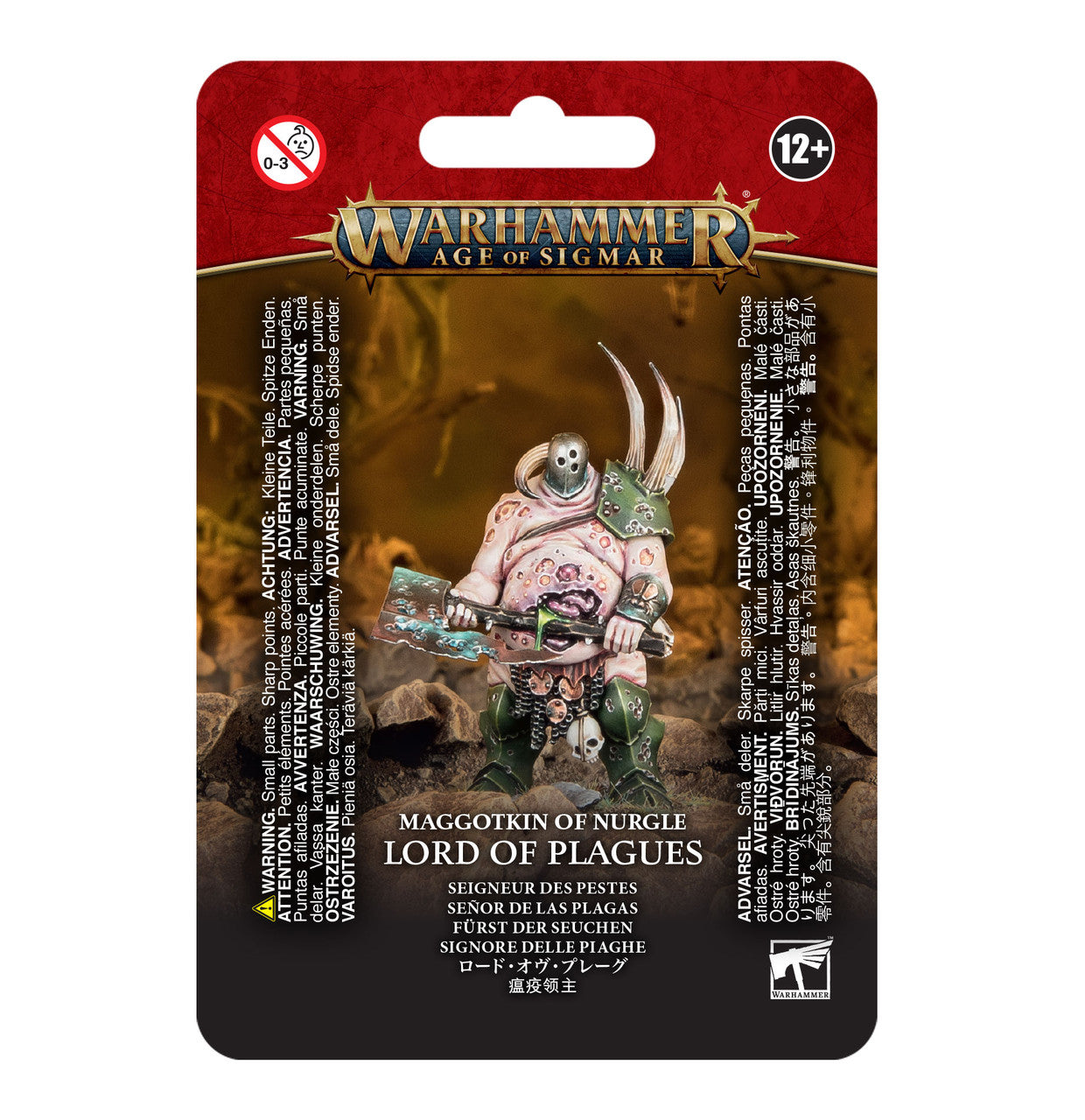 Games Workshop Warhammer Age of Sigmar Maggotkin of Nurgle Lord of Plagues Miniature 83-32
