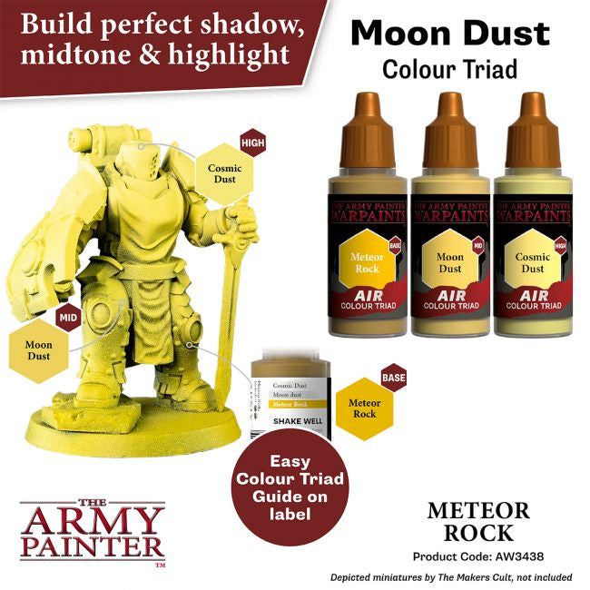 The Army Painter Warpaints Air Color Triad Meteor Rock Non Toxic Air Brush Paint 18ml AW3438