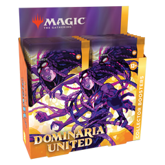 Magic The Gathering Dominaria United Collector Booster Box | 12 Packs + Box Topper Card (181 Magic Cards)