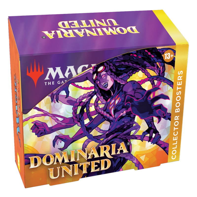 Magic The Gathering Dominaria United Collector Booster Box | 12 Packs + Box Topper Card (181 Magic Cards)