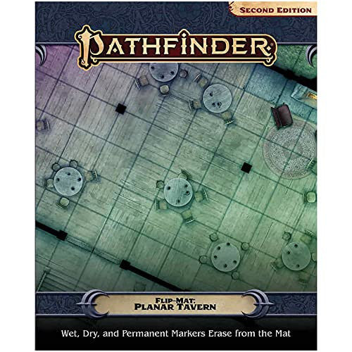 Pathfinder: Flip-Mat - Planar Tavern - 24"x30" Unfolded, Double-Sided, Tabletop RPG