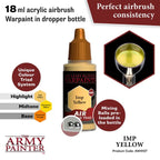 The Army Painter Warpaints Air Color Triad Imp Yellow Non Toxic Air Brush Paint 18ml AW4107