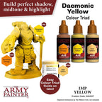The Army Painter Warpaints Air Color Triad Imp Yellow Non Toxic Air Brush Paint 18ml AW4107
