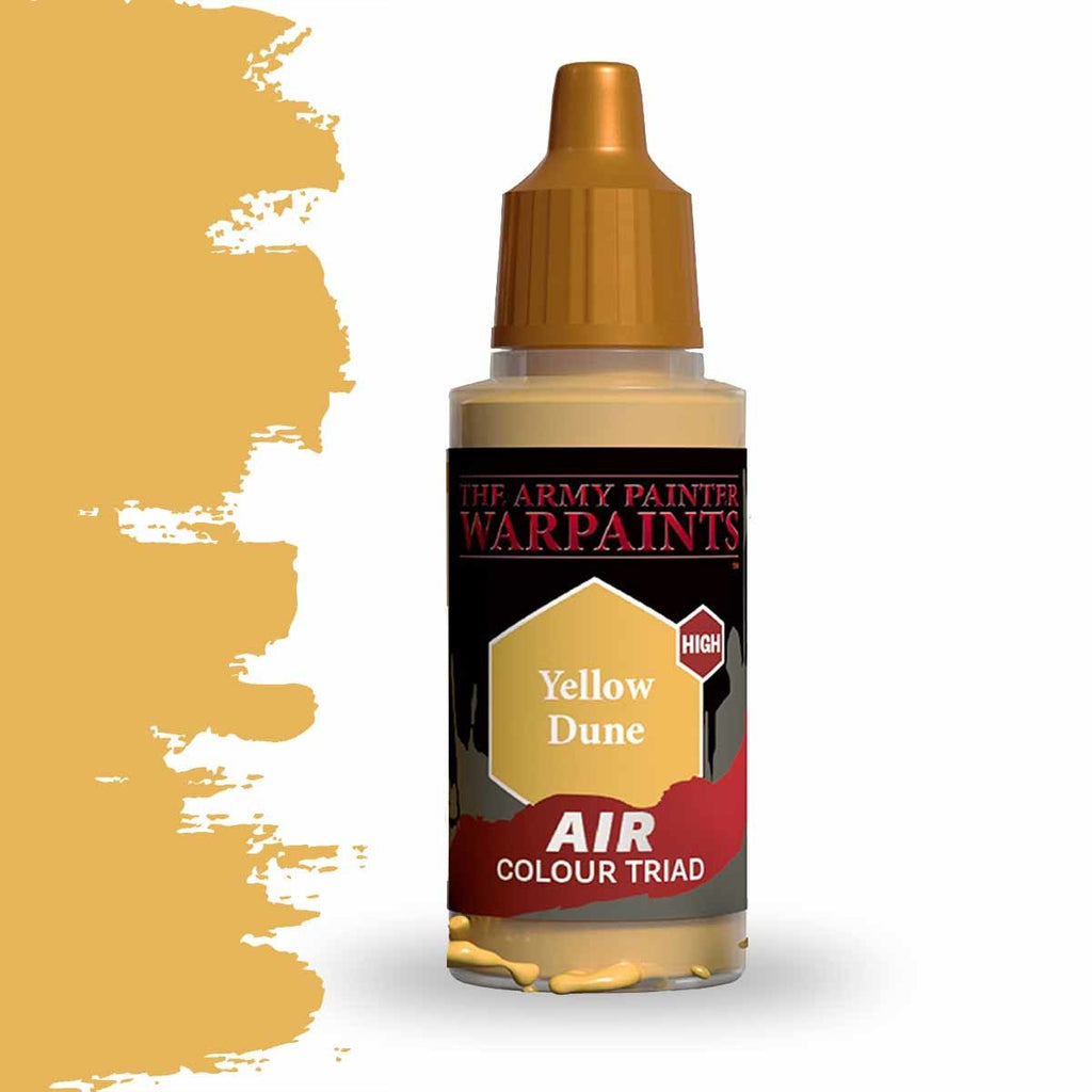 The Army Painter Warpaints Air Color Triad Yellow Dune Non Toxic Air Brush Paint 18ml AW4121