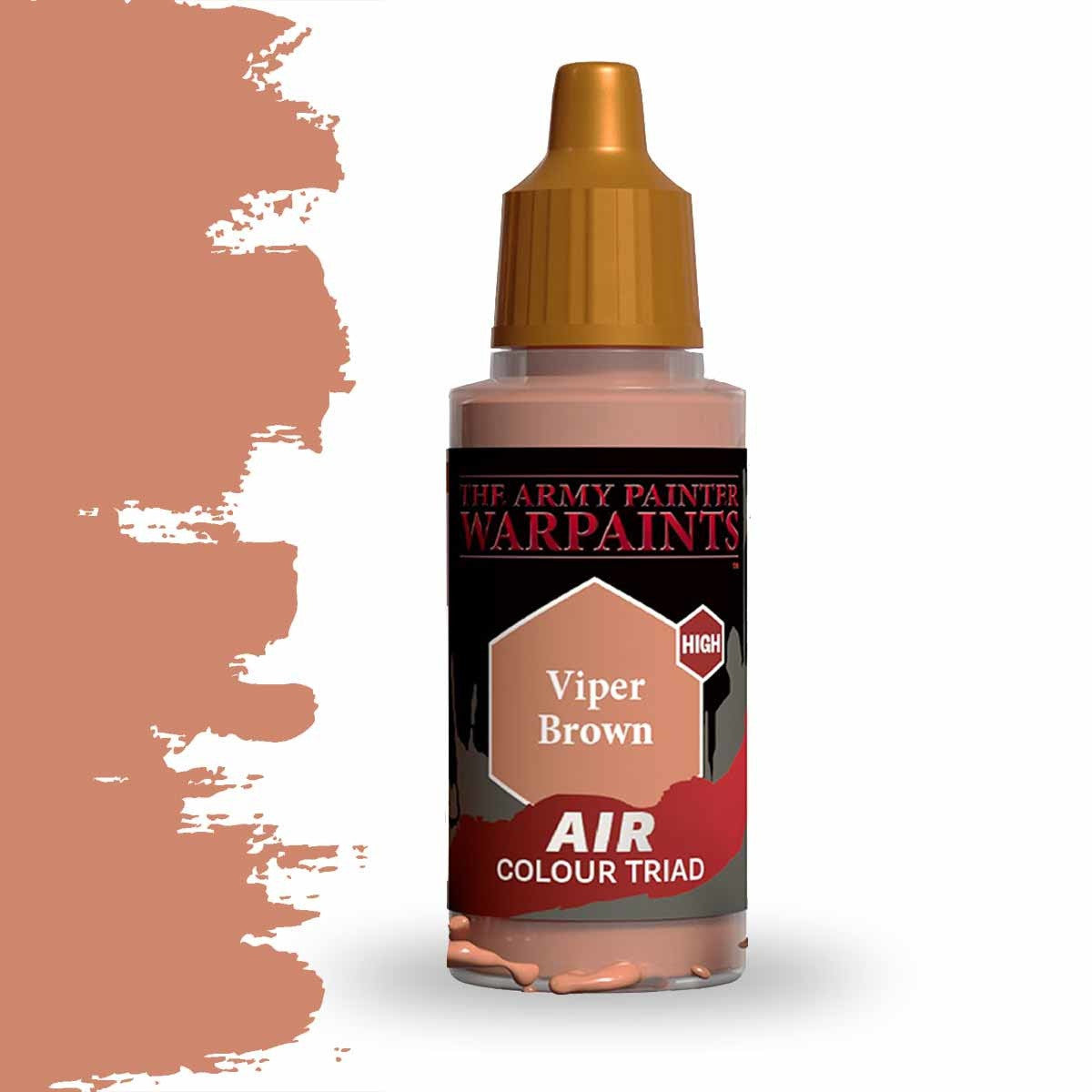 The Army Painter Warpaints Air Color Triad Viper Brown Non Toxic Air Brush Paint 18ml AW4122