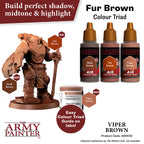 The Army Painter Warpaints Air Color Triad Viper Brown Non Toxic Air Brush Paint 18ml AW4122
