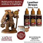 The Army Painter Warpaints Air Color Triad Bullwhack Brown Non Toxic Air Brush Paint 18ml AW4123
