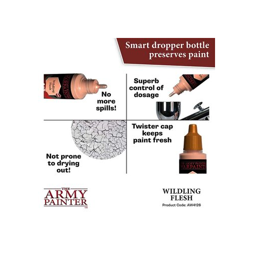 The Army Painter Warpaints Air Color Triad Wilding Flesh Non Toxic Air Brush Paint 18ml AW4126