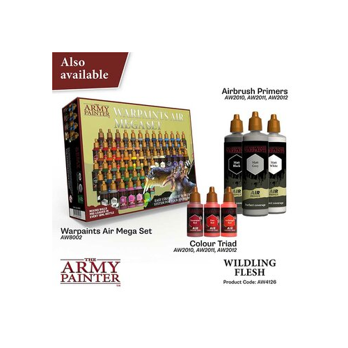 The Army Painter Warpaints Air Color Triad Wilding Flesh Non Toxic Air Brush Paint 18ml AW4126