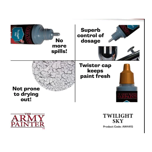 The Army Painter Warpaints Air Color Triad Twilight SkyNon Toxic Air Brush Paint 18ml AW4415