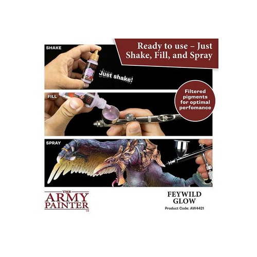 The Army Painter Warpaints Air Color Triad Feywild Glow Non Toxic Air Brush Paint 18ml AW4421