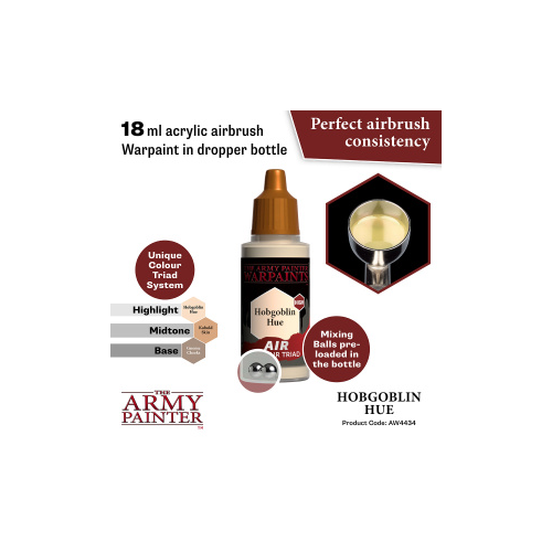 The Army Painter Warpaints Air Color Triad Hobgoblin Hue Non Toxic Air Brush Paint 18ml AW4434