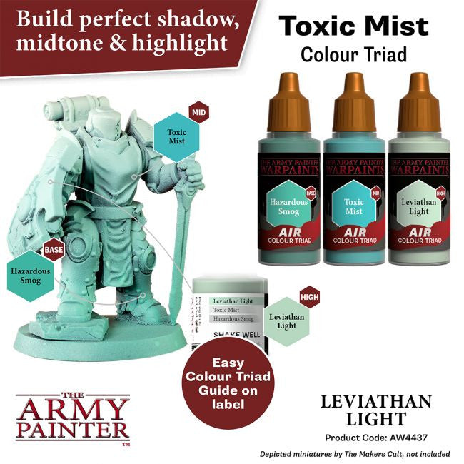 The Army Painter Warpaints Air Color Triad Leviathan Light Non Toxic Air Brush Paint 18ml AW4437