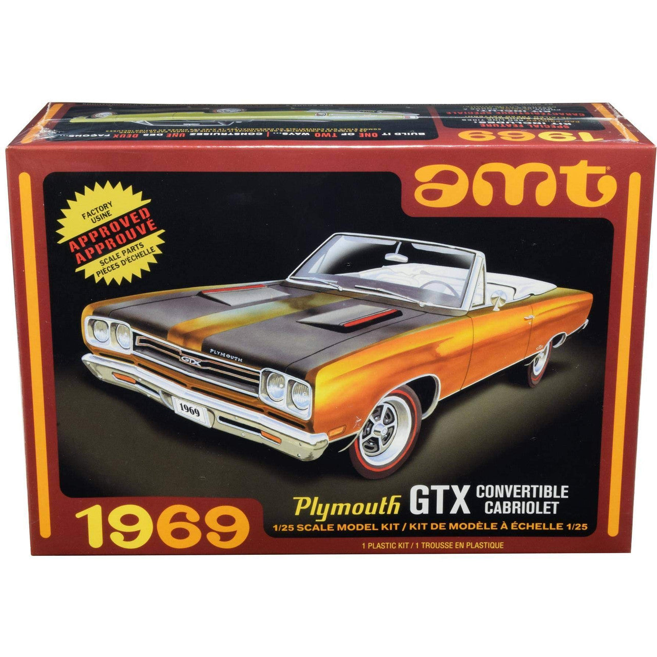 AMT 1969 Plymouth GTX Convertible 1:25 Scale Model Kit