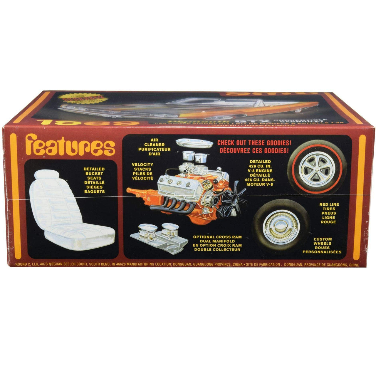 AMT 1969 Plymouth GTX Convertible 1:25 Scale Model Kit