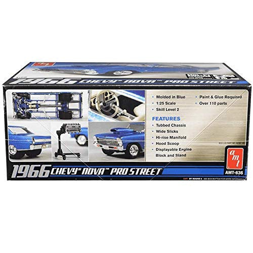 AMT AMT636R 1:25 Scale 1966 Chevy Nova Pro Street Model Kit