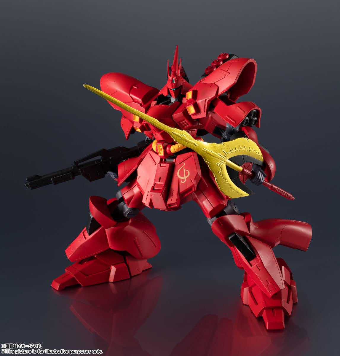 Mobile Suit Gundams Chars Counterattack MSN-04 Sazabi Joins Gundam Universe Fully Articulated Highly Detailed Action Figure Tamashi Nations Bandai Spirit BAS63290