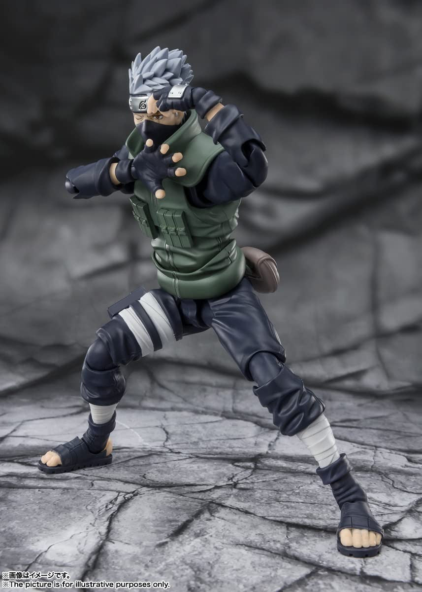 Tamashii Nations - Naruto Shippuden - Kakashi Hatake - The famed Sharingan Hero, Bandai Spirits S.H.Figuarts Action Figure