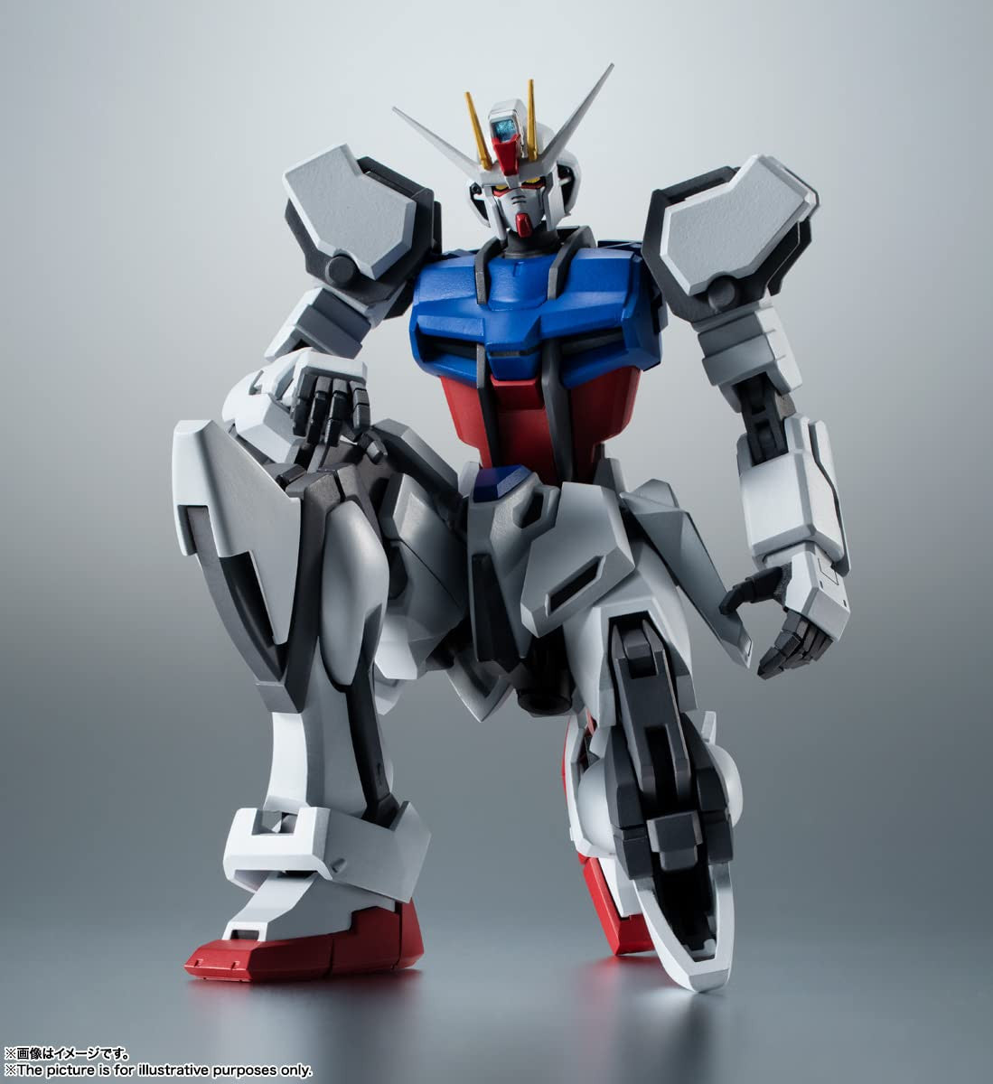 Mobile Suit Gundam Seed Side MS GAT X105 Strike Gundam ver Anime Bandai Spirits The Robot Spirits Figure Tamashii Nations