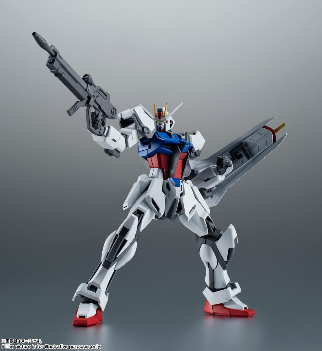 Mobile Suit Gundam Seed Side MS GAT X105 Strike Gundam ver Anime Bandai Spirits The Robot Spirits Figure Tamashii Nations