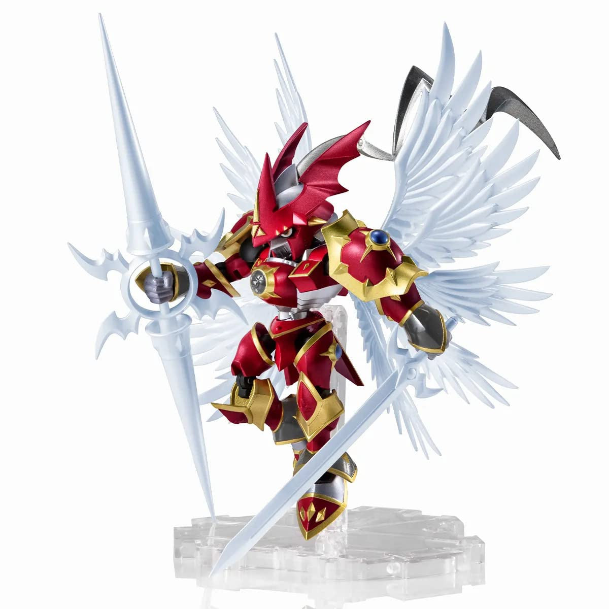 Tamashii Nations - Digimon Tamers - [Digimon Unit] Dukemon/Gallantmon: Crimsonmode, Bandai Spirits NXEDGE Style Action Figure