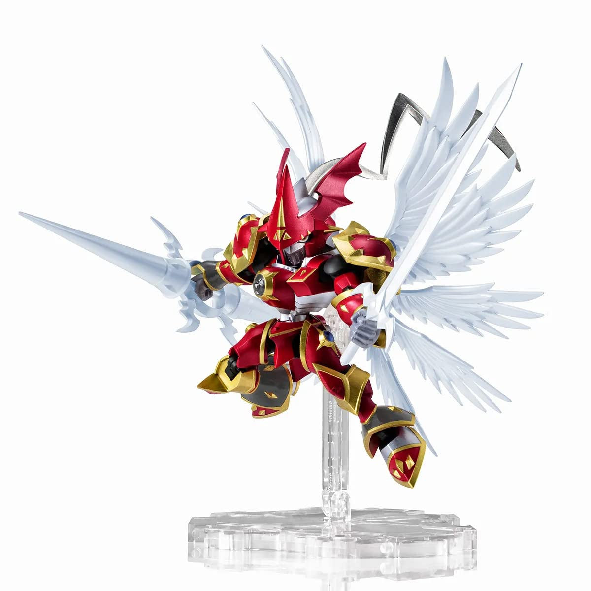 Tamashii Nations - Digimon Tamers - [Digimon Unit] Dukemon/Gallantmon: Crimsonmode, Bandai Spirits NXEDGE Style Action Figure