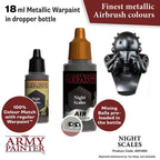 The Army Painter Warpaints Metallics Night Scales Non Toxic Acrylic Paints 18ml WP1490