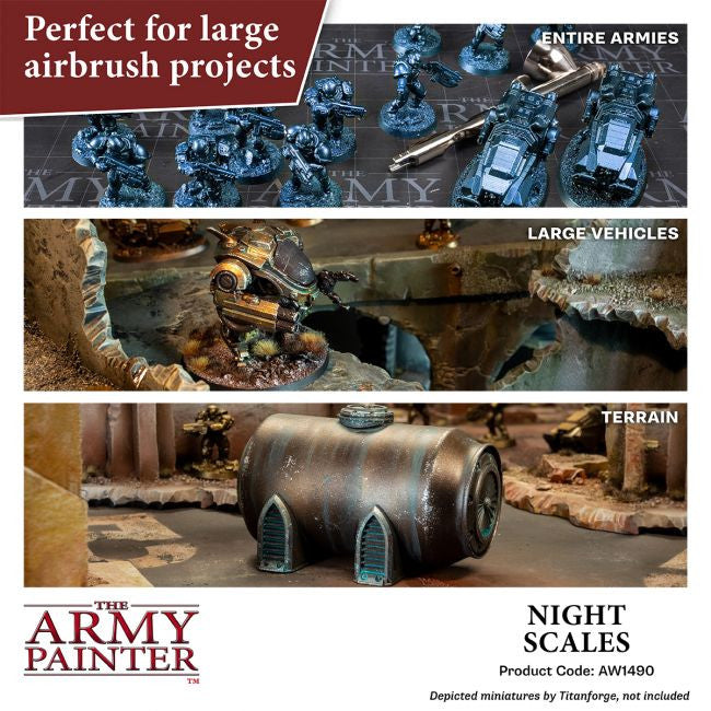 The Army Painter Warpaints Metallics Night Scales Non Toxic Acrylic Paints 18ml WP1490