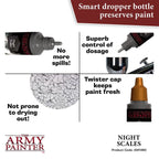 The Army Painter Warpaints Metallics Night Scales Non Toxic Acrylic Paints 18ml WP1490