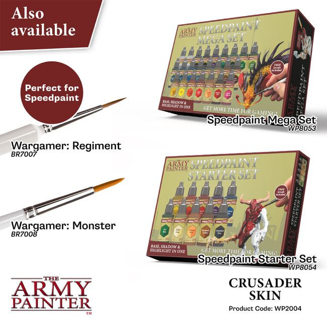 The Army Painter Speedpaint 2.0 Crusader Skin Non Toxic Paints 18ml WP2004