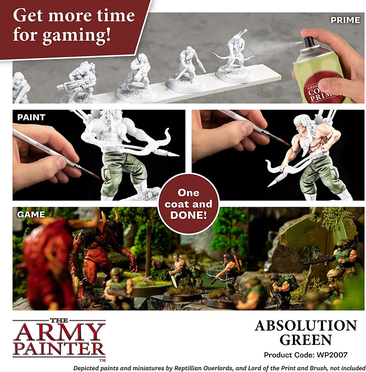 The Army Painter Speedpaint 2.0 Absolution Green Non Toxic Paints 18ml WP2007
