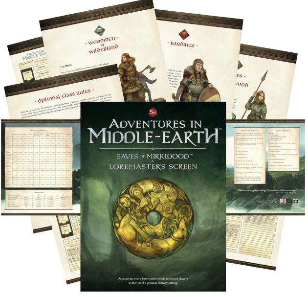 Dungeons & Dragons: Cubicle 7: RPG: Adventures in Middle-Earth - Loremaster`s Screen: Adventure Books