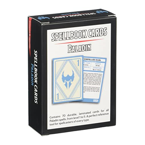 Dungeons & Dragons: Gale Force Nine: Paladin (69 cards): Spellbook Cards