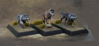 Dungeons & Dragons: Reaper Monster :Reaper Wolf Unpainted 25mm Heroic Scale - Pack (3): Miniature